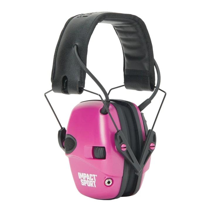 Howard Leight New Impact Sport Classic Small Earmuff - Berry Pink 22dB NRR