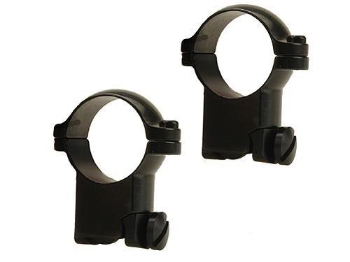 Leupold 2-Piece Solid Steel Ringmounts - Ruger M77 1" Super High Matte Black
