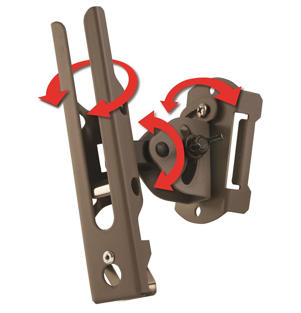 Cuddeback Genius Pan Tilt Lock (PTL) Mount includes Universal Adapter and Mounting Screws