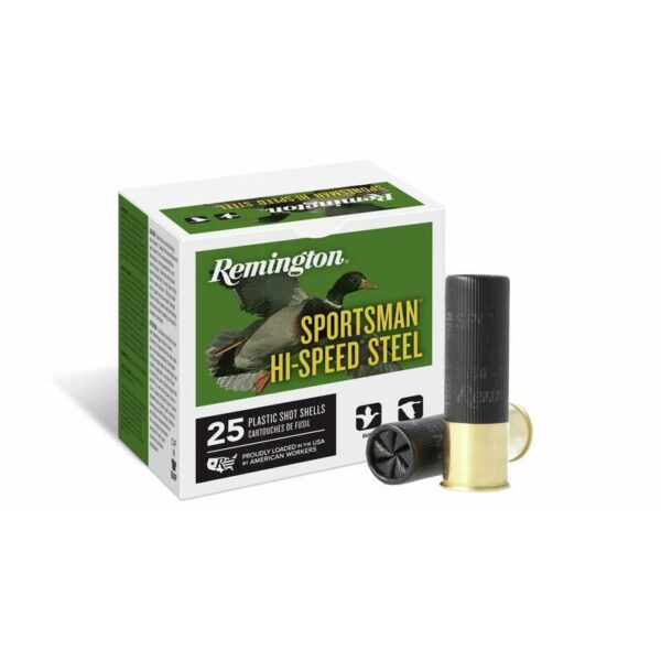 Remington Sportsman Steel 12 ga 3" MAX 1 1/4 oz #2 1550 fps 25/ct