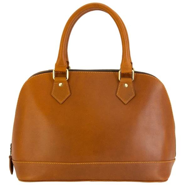 Rugged Rare S&W Classic Satchel Concealed Carry Purse Tan