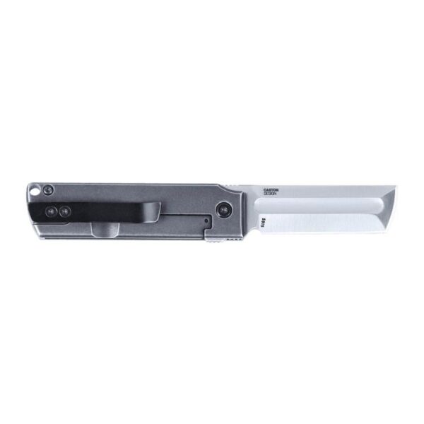CRKT MinimalX Folding Knife 2-1/5" Cleaver Blade Grey