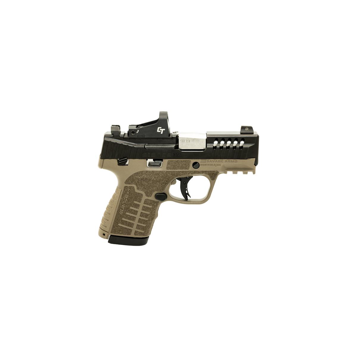 Savage Arms 9mm pistol with optics sight