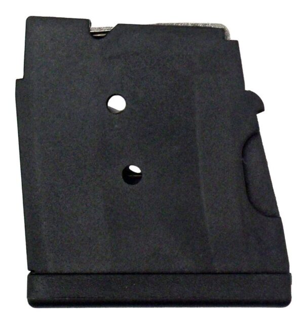 Black plastic clip with two holes