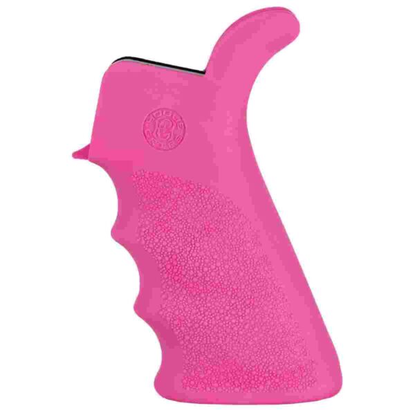 Pink rubber ergonomic grip, pistol accessory