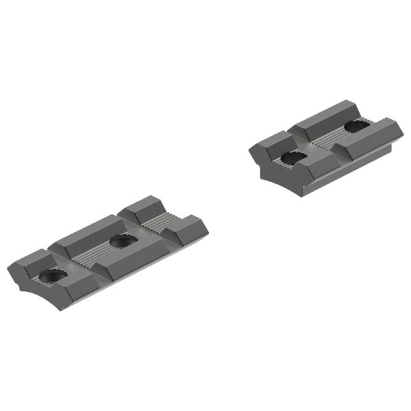 Gray metal parts with textured surface, two pieces.