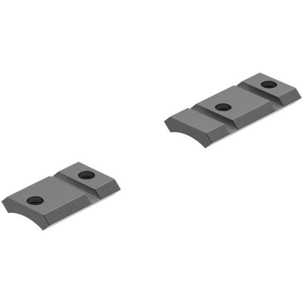 Gray two-piece metal mounting brackets