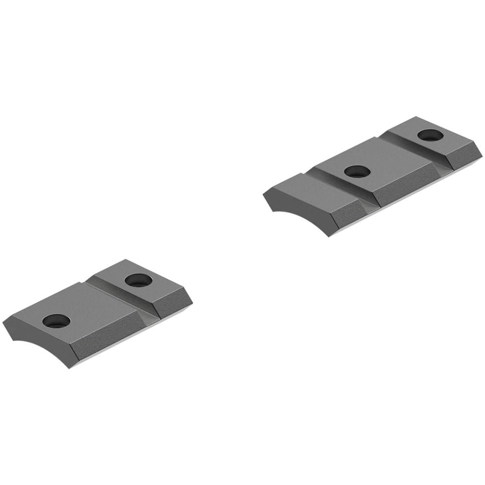 Gray two-piece metal mounting brackets