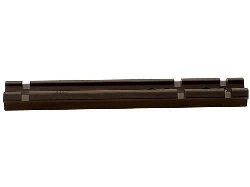 Brown metal mounting rail for hardware attachment