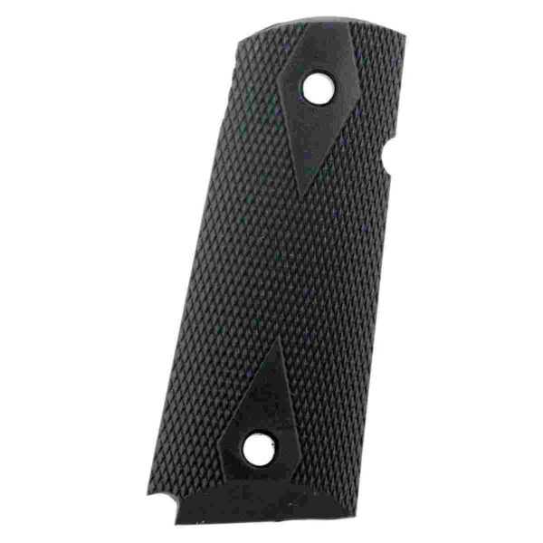 Black textured gun grip panel