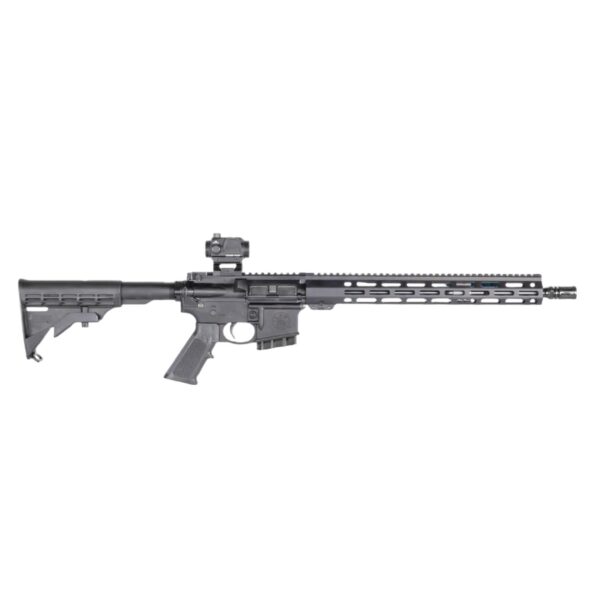 AR-style rifle with tactical scope