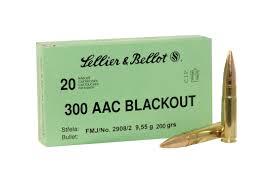 300 AAC Blackout ammunition box and bullets