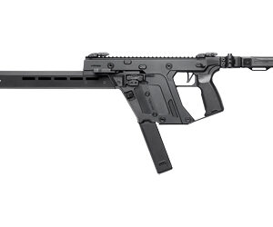 Black submachine gun, side view
