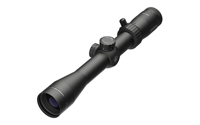 Black rifle scope with adjustment dials
