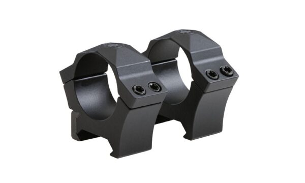 Black tactical scope rings mount set