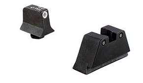 Tritium night sights for pistols