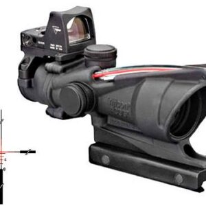 TRIJICON ACOG 4X32 RED BLSTC CRSHR .223