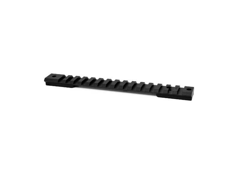 Black Picatinny rail accessory mount for firearms