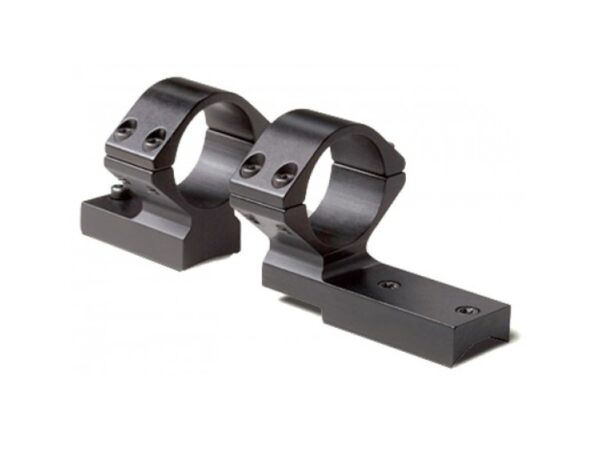 Pair of rifle scope mounting rings