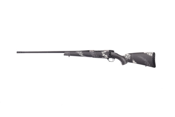 Bolt-action hunting rifle with camouflage design