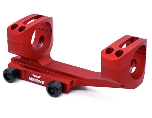 Red Warne optic mount for riflescopes