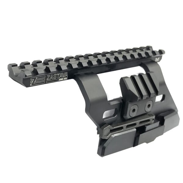 Zastava picatinny rail mount for firearms