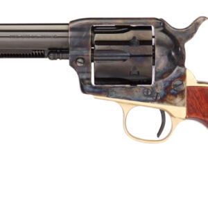 Taylors & Company 0440DE 1873 Ranch Hand Deluxe 357 Mag 6rd 4.75" Blued Cylinder & Barrel Color Case Hardened Steel Frame Walnut Navy Size Grip (Taylor Tuned)