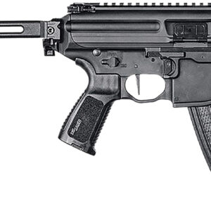Sig Sauer PMPX4B9 MPX K  9mm Luger Caliber with 4.50" Barrel, 30+1 Capacity, Black Hard Coat Anodized Metal Finish, Folding Pivoting Contour Brace Stock & Black Polymer Grip Right Hand