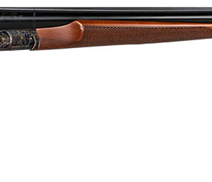 CZ-USA 06407 Sharp-Tail  410 Gauge 3" 2rd 28" Black Hard Chrome Side-by-Side Barrel, Color Case Hardened Metal Finish, Turkish Walnut Stock Includes IC & M Chokes
