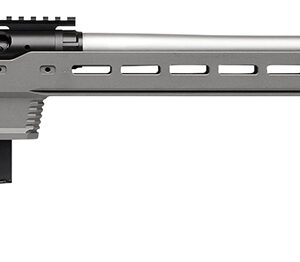 Savage Arms 57562 110 Elite Precision 338 Lapua Mag 5+1 30" Matte Stainless, Matte Black Rec, Gray Cerakote Adjustable MDT ACC Aluminum Chassis Stock (MB Not Included)