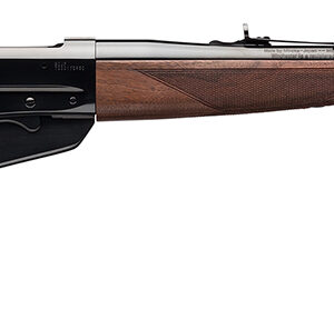 Winchester Repeating Arms 534286154 Model 1895 High Grade Full Size 405 Win 4+1 24" Gloss Blued Button-Rifled Barrel, Drilled & Tapped Steel Receiver, Grade III/IV Walnut Straight Grip Stock