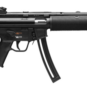HK 81000469 MP5  Full Size 22 LR 10+1 16.10" Black Steel Barrel. Black Retractable Black Polymer Stock & Grips