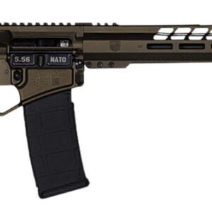 Diamondback DB1731K071 DB15  5.56x45mm NATO 16" 30+1 Midnight Bronze Adjustable Magpul CTR Stock Black Magpul MOE K2 Grip with Black Gold Lower
