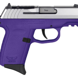 SCCY Industries CPX2TTPURDRG3 CPX-2 Gen3 RD 9mm Luger 10+1 3.10" Purple Polymer w/Picatinny Rail Serrated Stainless Steel Slide Purple Polymer Grip