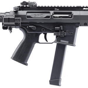 B&T Firearms 500003SDGTB SPC9 SD 9mm Luger 33+1 4.50" with RBS Suppressor, Black, Tele Brace Adapter, Polymer Grip (Glock Mag Compatible)