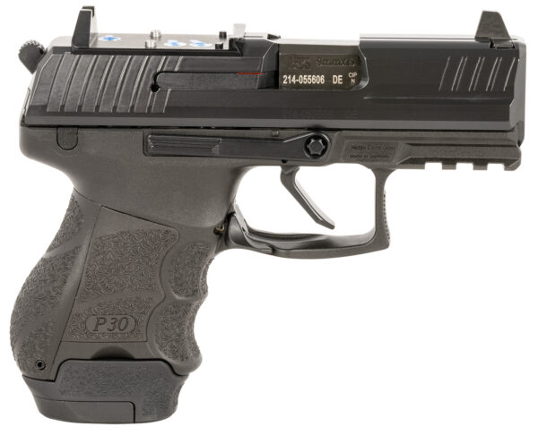 Langdon Tactical Tech LTTDP30SKFTJRDO P30SK  Compact Frame 9mm Luger 10+1 13+1 3.30" Black Steel Barrel, Black Optic Cut/Serrated Steel Slide, Black Polymer Frame w/Picatinny Rail, Black Polymer Grip