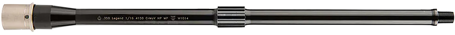 Ballistic Advantage BABL350001F Performance Series  350 Legend 16" Threaded Hanson Profile, Carbine Length with Low Pro Gas Block, Black QPQ 4150 Chrome Moly Vanadium Steel, Fits AR-15