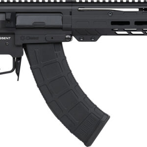 CMMG 86A7F0BAB Dissent MK47 7.62x39mm 30+1 (2) 14.30" P&W, Black Armor, Side Charging Handle Rec, 13.50" M-Lok Handguard, Side Folding Stock, Zeroed Grip, SVD Brake, 60/90 Ambi Safety, Adj. Gas Block