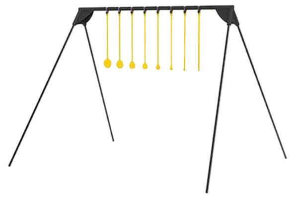 Caldwell 4002310 Challenge Target Rimfire KYL Black/Yellow AR500 Steel Standing Includes 8 Targets