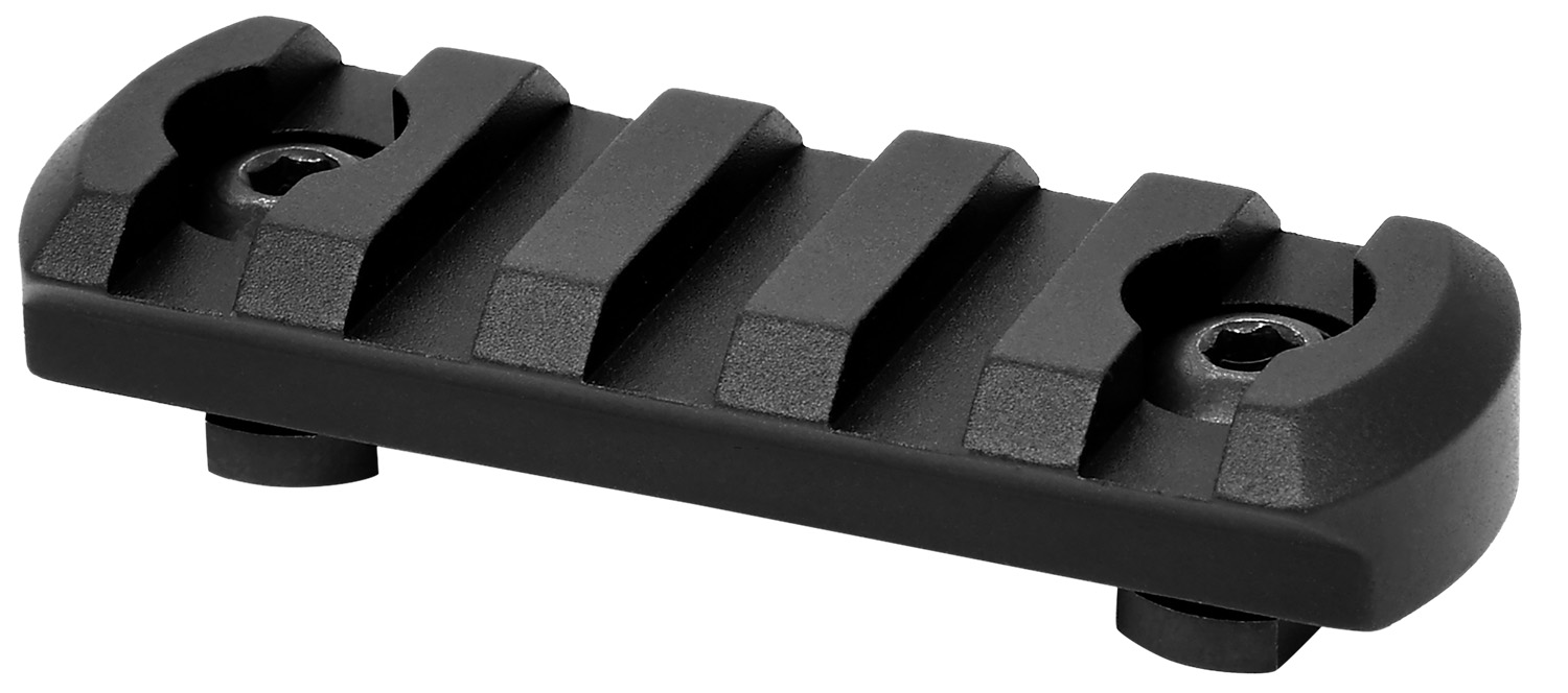 Warne 6202M M-LOK 5 Slot Rail  Black Anodized