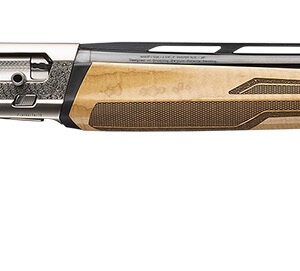 Browning Maxus II Ultimate Maple 12 Gauge 26-inch shotgun with gloss AAAA maple stock and satin nickel receiver
