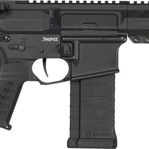 CMMG 54AE10FAB Banshee MK4 5.7x28mm 32+1, Black Nitride Medium Taper Threaded Barrel, EML 11" M-LOK Handguards, Black Armor Cerakote Aluminum Picatinny Rail Receiver, CMMG Zeroed Grips