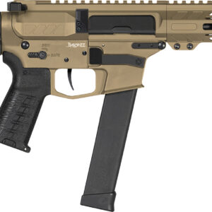 CMMG 10A570FCT Banshee MK10 10mm Auto 30+1 8" Black Nitride Medium Taper Threaded Barrel, EML 7" M-LOK Handguards, Coyote Tan Cerakote Aluminum Picatinny Rail Receiver, CMMG Zeroed Grips
