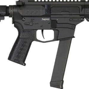 CMMG 99A890FAB Banshee MKGS 9mm Luger 33+1 5" Black Nitride Medium Taper Threaded Barrel, EML 4" M-LOK Handguards, Black Armor Cerakote Aluminum Picatinny Rail Receiver, CMMG Zeroed Grips