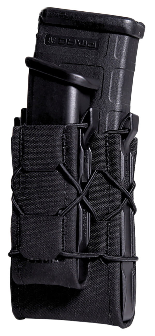 High Speed Gear 24DD00BK TACO Gen 2 Double Decker Black Nylon MOLLE Compatible w/ Rifle/Pistol
