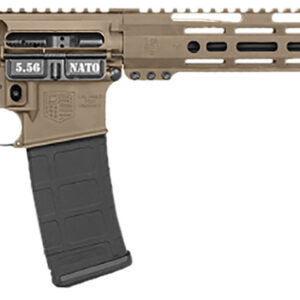 Diamondback DB1718K061 DB15  5.56 NATO 30+1 16" Flat Dark Earth Cerakote Picatinny Rail Aluminum Receiver, Black Synthetic Stock