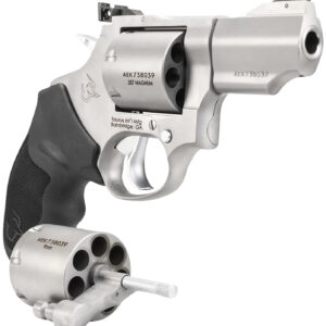 Taurus 2692029 692 Medium Frame 357 Mag/38 Special +P/9mm 7rd 2.50" Matte Stainless Cylinder/Frame/Barrel Transfer Bar Safety