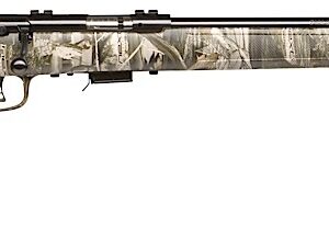 Savage Arms 96711 93R17 Camo Full Size 17 HMR 5+1 21" Matte Blued Button-Rifled Barrel, Matte Blued Carbon Steel Receiver, Next G-1 Synthetic Stock, Right Hand