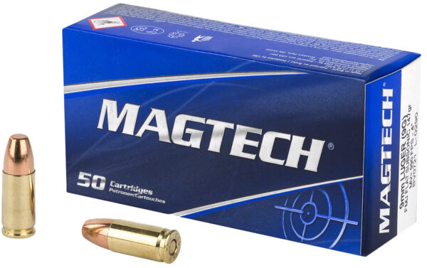 Magtech 9G Range/Training  9mmLuger 147gr Full Metal Jacket Flat Subsonic 50 Per Box/20 Case
