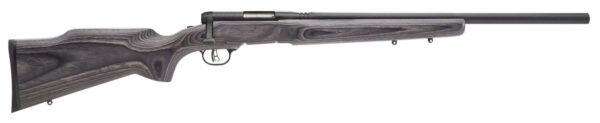 Savage Arms 96970 B.MAG  17 WSM Caliber with 8+1 Capacity, 22" Heavy Barrel, Matte Black Metal Finish & Varmint Beavertail Gray Laminate Stock Right Hand (Full Size)